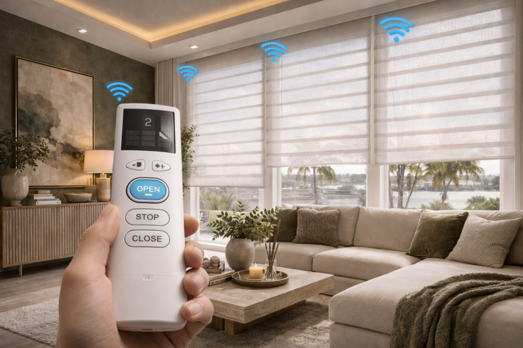 home remote control shades in miami installations blinds shades drapes