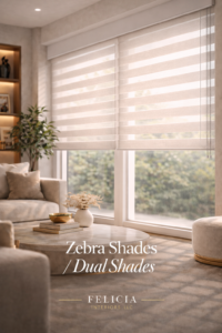 zebra shades dual shades felicia interiors llc