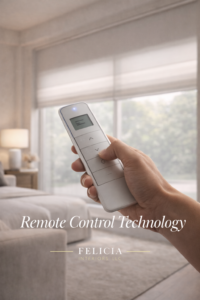 remote control tecnnology for blinds shades drapes felicia interios llc